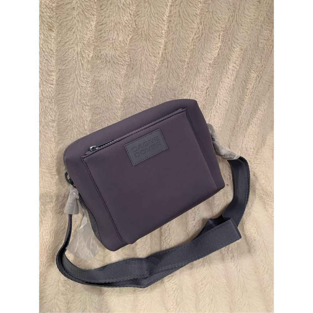 NWT Dagne Dover Micah Neoprene Crossbody Bag in Ash Blue LIMITED EDITION - Picture 8 of 8